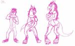 2019 absurd_res base_one_layout basic_sequence breasts bulge dragon dragonwithgames female gender_transformation hi_res human_to_anthro icyfox linear_sequence monochrome mtf_transformation mythological_creature mythological_scalie mythology nerd nipples one_row_layout pink_and_white purple_and_white scalie sequence solo species_transformation tail three_frame_image three_frame_sequence transformation transformation_sequence