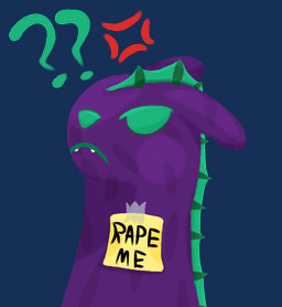 ambiguous_gender angry cross-popping_vein feral frill_(anatomy) markings membrane_(anatomy) membranous_frill post-it_note purple_body rape_me rape_mention simple_background solo spots spotted_markings teeth teeth_showing transparent_background upset kryaak rain_world videocult coralcat slugcat alpha_channel digital_drawing_(artwork) digital_media_(artwork) half-length_portrait portrait male_(lore)