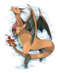 ambiguous_gender bald barefoot blue_eyes charizard chubby claws dragon fire happy icosum_(artist) lizard looking_at_viewer looking_back lying nintendo nude on_stomach orange_skin pillow pokéball pokémon pose reptile scalie shadow sharp_teeth shiny smile solo squeeze squint teal_skin teeth toe_claws video_games white_eyes wings yellow_skin
Rating: Safe
Score: 10
User: toh
Date: August 15, 2013