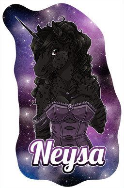 anthro breasts brown_eyes cleavage clothed clothing female fully_clothed horn piercing solo spots stripes whiskers etuix mythology neysa_(jaiyikendra) equid equine mammal mythological_creature mythological_equine unicorn 2015 portrait
