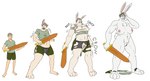 anthro athletic athletic_anthro base_one_layout basic_sequence big_breasts breast_growth breasts buckteeth clothed clothing female four_frame_image four_frame_sequence gender_transformation genitals growth hair human_to_anthro linear_sequence male melee_weapon mtf_transformation muscle_growth nipples nude one_row_layout open_mouth penis pussy short_hair simple_background solo species_transformation standing sword teeth torn_clothing transformation transformation_sequence weapon white_background daishiatlas prurientpie human lagomorph leporid mammal rabbit 2017 absurd_res hi_res sequence