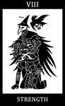 2016 4_toes 5_claws 5_fingers ambiguous_gender animal_humanoid anisodactyl armor avian avian_humanoid back_wings beak bird bird_humanoid black_and_white black_border bloodborne boots border button_(fastener) capelet card claws clothing coat corvid corvid_humanoid corvus_(genus) corvus_humanoid crow crow_humanoid digital_drawing_(artwork) digital_media_(artwork) dual_wielding eileen_the_crow_(bloodborne) empty_eyes english_text feathered_wings feathers feet female feral finger_claws fingers flying footwear fromsoftware front_view full-length_portrait group hat hat_feather head_turned headgear headwear henryk_(bloodborne) hi_res holding_object holding_weapon human humanoid infinity_symbol kneeling larger_human larger_humanoid larger_male loose_feather major_arcana male mammal melee_weapon monochrome number open_beak open_mouth oscine passerine portrait roman_numeral shoes silhouette simple_background size_difference smaller_ambiguous smaller_feral sony_corporation sony_interactive_entertainment stitch_(sewing) strength_(tarot) sunnyclockwork symbol tail tail_feathers tarot tarot_card text threatening three-quarter_view toes topwear trenchcoat trio vambrace weapon white_background white_text winged_humanoid wings witch_hat