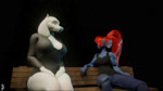 3d_fluid_sim anthro big_breasts blue_body bodily_fluids breasts butt clothed clothing dialogue dildo dildo_sitting dildo_sitting_reveal duo eye_patch eyewear female female_anthro female_penetrated fur fur_markings genital_fluids genitals hair hidden_sex_toy horn markings masturbation mature_anthro mature_female penetration public public_masturbation red_hair sex_toy sex_toy_insertion smile solo_focus stealth_masturbation surprised_expression t-pose teeth text vaginal vaginal_fluids vaginal_penetration white_body white_fur yellow_body yellow_fur squeeshy bandai_namco digimon undertale undertale_(series) warfare_machine renamon_(kespr) toriel undyne warfare_toriel animal_humanoid boss_monster_(undertale) bovid canid canine caprine digimon_(species) fish humanoid mammal marine marine_humanoid renamon scalie 16:9 3d_(artwork) animated digital_media_(artwork) hi_res short_playtime sound webm widescreen