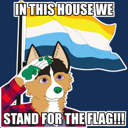 anthro aroace_pride_colors black_body black_fur flag flag_(object) flannel fur gesture gloves_(marking) green_pawpads lgbt_pride markings outline pawpads pride_colors salute solo tan_body tan_fur text white_outline martin_shep martin_schaefer border_collie canid canine canis collie domestic_dog german_shepherd herding_dog mammal pastoral_dog sheepdog 1:1 alpha_channel digital_media_(artwork) english_text impact_(font)