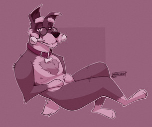 anthro arm_tuft bone_in_mouth brown_body brown_fur collar dog_toy el_otis elbow_tuft eyelashes eyewear facial_hair fluffy fluffy_chest fluffy_ears fluffy_tail fur glasses male mustache solo tail thick_eyelashes tuft muskysnauz animal_humanoid canid canid_humanoid canine canine_humanoid canis dog_humanoid domestic_dog humanoid mammal mammal_humanoid schnauzer hi_res