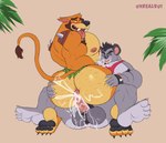 ahegao anal anal_orgasm anal_penetration anthro anthro_on_anthro anthro_penetrated anthro_penetrating anthro_penetrating_anthro anus armpit_hair ball_tuft balls barazoku beard biceps big_anus big_balls big_butt big_pecs black_hair blush bodily_fluids body_hair bottomless bottomwear bracelet brown_hair bubble_butt butt butt_grab butt_hair butt_squish claws clothed clothing cowgirl_position cum cum_in_ass cum_in_mouth cum_inside cum_on_balls cum_on_butt cum_on_face cum_on_penis cum_on_self cum_on_tail cum_on_tongue cum_splatter cum_while_penetrated cumshot darkened_balls darkened_genitalia deltoids drooling duo ejaculation erection eye_roll eyebrows facial_hair fangs feet from_front_position fur furrowed_eyebrows genital_fluids genitals glans glistening glistening_butt goatee grey_body grey_fur hair hairy hairy_balls half-closed_eyes hand_on_butt hands-free huge_butt humanoid_genitalia humanoid_penis jewelry loincloth looking_at_another looking_at_partner looking_pleasured looking_up male male/male male_penetrated male_penetrating male_penetrating_male manly mohawk muscular muscular_anthro muscular_arms muscular_bottom muscular_male muscular_top narrowed_eyes on_bottom on_top one_eye_closed open_mouth orange_eyes orgasm pawpads paws pecs penetration penile penile_penetration penis penis_in_ass plant puffy_anus red_eyes saliva sex sharp_teeth shirt shirt_only shoulder_pads simple_background smile spiked_bracelet spiked_shoulder_pads spikes spread_legs spreading squish stubble tail tail_tuft tank_top tank_top_only teeth thick_eyebrows tongue tongue_out topwear topwear_only triceps tuft white_claws yellow_sclera unrealrui activision crash_bandicoot_(series) koala_kong tiny_tiger dasyuromorph mammal marsupial recently_extinct_species thylacine absurd_res hi_res