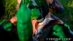 anthro big_penis black_body black_fur bodily_fluids cum cum_on_face duo fur genital_fluids genitals green_eyes green_hair green_markings green_penis hair looking_at_viewer male male/male markings nature nature_background nose_to_balls orange_body orange_fur penis snapback_hat vrchat_model faronfloof blender_cycles vrchat faronfloof_(character) hoodbrailen_(character) rexouium 16:9 3d_(artwork) 4k absurd_res blender_(artwork) digital_media_(artwork) hi_res watermark widescreen