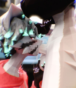 anthro ball_fondling balls big_penis black_clothing black_crop_top black_hoodie black_shirt black_topwear blue_claws blue_hair_tips blurred_background bodily_fluids camera_view claws clothed clothing crop_top cropped_hoodie cum cum_in_mouth cum_inside cumshot cumshot_in_mouth dark_markings duo ejaculation facial_markings femboy femboy/femboy fondling fur genital_fluids genitals glowing glowing_claws glowing_eyes glowing_hair_tips grey_body grey_fur grey_hair hair head_markings hoodie humanoid_genitalia humanoid_penis looking_at_viewer looking_pleasured low_poly male male/male markings oral partially_clothed penis phone_camera pink_eyes shirt subway text topwear white_body white_fur pestbudmax max_(pestbudmax) rudy_(katsucoffee) domestic_cat felid feline felis mammal 3d_(artwork) digital_media_(artwork) english_text hi_res