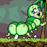 anthro bouncing_butt butt butt_focus female forest forest_background fungus larva masturbation mushroom nature nature_background pixelated plant solo tree pixel_pete arthropod caterpillar insect worm 1:1 animated digital_media_(artwork) low_res pixel_(artwork) pixel_animation short_playtime