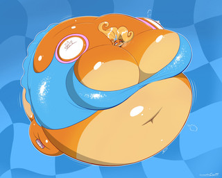 4_fingers air_inflation anthro armwear aroused belly belly_expansion big_belly big_breasts body_inflation breast_expansion breasts breath clothing crown dress elbow_gloves expansion female fingers floating footwear gloves handwear headgear huge_belly huge_breasts hyper hyper_belly hyper_breasts hyper_inflation immobile inflation navel round_body shoes sneakers solo spherical_inflation sunken_limbs tiara megadraws24 activision crash_bandicoot_(series) crash_team_racing_nitro-fueled coco_bandicoot bandicoot mammal marsupial 2026 hi_res