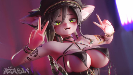 ahegao animal_ears anus black_bra black_clothing black_legwear black_stockings black_tail black_underwear bouncing_breasts bouncing_butt bra bracelet breasts butt butt_tattoo clothed clothing cowgirl_position dipstick_tail duo female female_on_top fluffy fluffy_tail from_front_position gesture green_eyes hair hand_gesture hat headgear headwear inside jewelry legwear long_hair looking_pleasured male male/female markings on_bottom on_top open_mouth partially_clothed penetration pupils reverse_cowgirl_position sex slit_pupils stockings tail tail_markings tan_body tan_skin tattoo tongue tongue_out underwear v_sign vaginal vaginal_penetration white_tail_tip aznyan sound_warning aznyan_(character) animal_humanoid canid canid_humanoid canine canine_humanoid human humanoid mammal mammal_humanoid 2024 3d_(artwork) 3d_animation animated digital_media_(artwork) hi_res long_playtime signature sound video