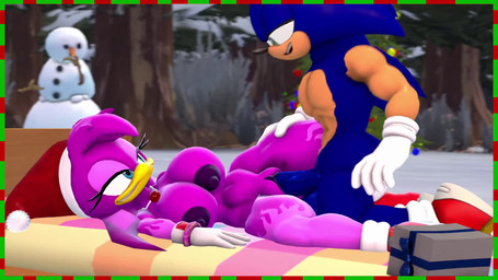 abs anthro areola balls biceps big_breasts big_penis breasts christmas_clothing christmas_headwear clitoral_hood clothing duo erection female female_penetrated footwear forest from_front_position fur genitals gloves hair handwear hat headgear headwear holidays kneeling lying male male/female male_penetrating male_penetrating_female muscular muscular_anthro muscular_male nipples nude on_back outdoor_nudity outside outside_sex pecs penetration penile penile_penetration penis plant santa_hat sex shoes smile snow snowman spread_legs spreading tail tree vaginal vaginal_penetration vulva sarah_dellen christmas sega sonic_riders sonic_the_hedgehog_(series) sonic_the_hedgehog wave_the_swallow avian bird eulipotyphlan hedgehog hirundinid mammal oscine passerine swallow_(bird) 16:9 3d_(artwork) 3d_animation animated digital_media_(artwork) hi_res high_framerate no_sound short_playtime source_filmmaker_(artwork) webm widescreen