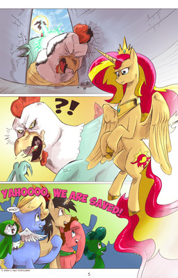 crown feathered_wings feathers female feral glowing headgear horn interrobang jewelry macro magic magic_user necklace wings saturdaymorningproj equestria_girls european_mythology hasbro my_little_pony mythology sunset_shimmer_(eg) avian cockatrice equid equine horse mammal mythological_avian mythological_creature mythological_equine mythological_scalie pony scalie winged_unicorn 2016 comic hi_res