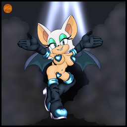 anthro armwear boots breasts clothing elbow_gloves eyelashes eyeshadow female footwear fur gloves hair half-closed_eyes handwear lipstick long_eyelashes looking_at_viewer makeup membrane_(anatomy) membranous_wings narrowed_eyes navel nipple_covers nipple_dip pasties shoes simple_background smile solo standing wings zeta_r-02 sega sonic_the_hedgehog_(series) rouge_the_bat bat mammal 1:1 digital_media_(artwork) hi_res
