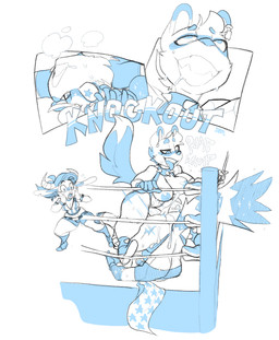 5_fingers ahegao anal anal_penetration anthro anthro_on_anthro anthro_penetrated anthro_penetrating anthro_penetrating_anthro areola belly belt big_areola big_breasts big_nipples bikini bodily_fluids boots bottomwear bouncing_breasts breasts butt cheek_tuft cleavage clenched_teeth clothed clothed_sex clothing collar competition crotch_lines cum cum_in_ass cum_inside cum_on_back cum_on_butt cum_on_leg cum_splatter denim denim_bottomwear denim_clothing denim_shorts dipstick_ears dipstick_tail dominant dominant_anthro dominant_gynomorph dominant_intersex duo_focus ear_markings ear_piercing ear_ring erection eyebrows eyelashes eyeliner eyes_closed facial_markings facial_tuft female fighting_ring fingers fluffy fluffy_hair fluffy_tail footwear fur fur_markings fur_tuft genital_fluids genitals glistening glistening_areola glistening_breasts glistening_nipples gloves group gynomorph gynomorph/male gynomorph_penetrating gynomorph_penetrating_male hair half-closed_eyes handwear head_markings head_tuft horn humanoid_genitalia humanoid_hands humanoid_penis intersex intersex/male intersex_penetrating intersex_penetrating_male leaking_cum long_ears long_hair long_tail looking_at_another looking_at_partner looking_at_sex looking_down looking_forward looking_pleasured makeup male male_penetrated markings monotone_belly monotone_breasts monotone_butt monotone_hair monotone_horn motion_lines multicolored_body multicolored_ears multicolored_face multicolored_fur multicolored_tail muzzle_(marking) narrowed_eyes nipples one-piece_swimsuit open_mouth open_smile penetration penis piercing pointy_ears prick_ears pubic_mound raised_eyebrows ring_piercing saliva sex sexual_competition sexual_fight shirt shoes shorts simple_background skimpy sling_bikini small_waist smile snout snout_markings spiked_collar spikes spread_legs spreading standing star_eyes striped_body striped_fur striped_markings striped_tail stripes submissive submissive_anthro submissive_male sweat swimwear tail tail_markings teeth text thick_thighs thrusting tight_bottomwear tight_clothing tight_shirt tight_shorts tight_topwear tongue tongue_out topwear tuft two-piece_swimsuit two_tone_body two_tone_ears two_tone_face two_tone_fur two_tone_tail upside_down white_background wide_hips wrestling jinti kalliope_(tectael) tectael canid canine canis domestic_dog herding_dog mammal pastoral_dog procyonid raccoon welsh_corgi english_text hi_res signature