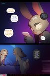 2:3 anthro breasts butt comic dialogue disney doxy ears_down electronics english_text female flat_chested fur hi_res inside judy_hopps lagomorph leaning leaning_forward leporid looking_at_mirror looking_at_object mammal mirror nipples nude phone pivoted_ears rabbit solo speech_bubble text url zootopia
