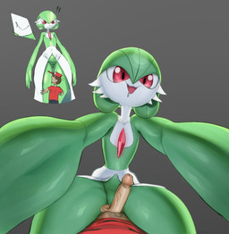 bodily_fluids drooling duo female first_person_view flat_chested genital_fluids genitals green_body grey_background interspecies larger_female male penis pokephilia pseudo_clothing pubes red_eyes saliva simple_background sitting_on_another size_difference smaller_male smile thick_thighs vaginal_fluids vulva white_body 8-tomb nintendo pokemon pokemon_trainer alpha_pokemon gardevoir generation_3_pokemon human humanoid mammal pokemon_(species) 2025 digital_drawing_(artwork) digital_media_(artwork) hi_res