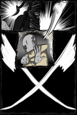 ass_up danger duo female group hands_up male male/female slash slashing tail circuit19 alien_(franchise) alien human mammal xenomorph xenomorphs hands comic hi_res