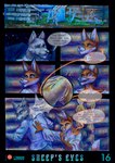 2022 anthro blush building bulge canid canine canis clothed clothing comic dialogue duo english_text erection female fox fur graphite_(artwork) hi_res house lirkov male male/female mammal night open_mouth outside pencil_(artwork) red_fox sky text traditional_media_(artwork) true_fox wolf