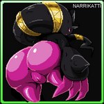 anus big_butt black_border border butt claws doll female genitals marionette not_furry pixelated plump_labia puppet pussy solo toy tohtori_crow nintendo pokemon nite_(banette) generation_6_pokemon humanoid mega_banette mega_evolution pokemon_(species) 1:1 digital_media_(artwork) pixel_(artwork)