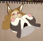 anthro blonde_hair blush bodily_fluids breast_grab breast_play breasts brown_body brown_fur claws cum cum_on_breasts cum_on_chest cum_on_eye cum_on_face cumshot cumshot_on_chest cumshot_on_face duo ear_piercing ear_ring ejaculation female fur genital_fluids genitals green_eyes hair hand_on_breast looking_at_another lying male male/female nails nipples on_back penis piercing ring_piercing sex titfuck white_body white_fur yellow_body yellow_fur abyssalthaumaturge bittervow vtuber fyr_dunacht levi_kyros domestic_cat felid feline felis mammal procyonid raccoon valta sketch