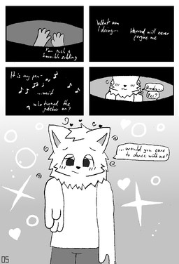 anthro blush blush_lines bottomwear bubble clothing denim denim_bottomwear denim_clothing dialogue drunk drunk_bubble duo first_person_view furniture gradient_background heart_symbol jeans looking_at_viewer male notes pants sad shirt shy simple_background substance_intoxication table tank_top text topwear kory_art normalsville ferris_(normalsville) rocky_(normalsville) bird_dog canid canine canis domestic_dog golden_retriever hunting_dog mammal poodle retriever comic english_text hi_res monochrome