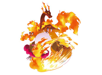 3_fingers 3_toes action_pose ambiguous_form ambiguous_gender anthro attack belly breath_powers claws cloud countershade_torso countershading elemental_manipulation fangs feet fingers fire fire_breathing fire_manipulation flaming_hair flaming_mane flaming_tail flaming_wings glowing glowing_eyes horn jagged_mouth light long_neck long_tail looking_aside motion_lines multicolored_body no_pupils orange_body orange_tail pose pseudo_hair pseudo_mane semi-anthro shadow simple_background snout solo tail teeth toe_claws toes two_tone_body unusual_anatomy unusual_wings white_background white_body white_claws white_countershading wings yellow_eyes unknown_artist mythology nintendo pokemon dragon generation_8_pokemon gigantamax_charizard gigantamax_pokemon mythological_creature mythological_scalie pokemon_(species) scalie 2019 absurd_res digital_drawing_(artwork) digital_media_(artwork) full-length_portrait hi_res lighting official_art portrait