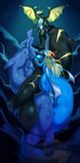 5_fingers ambiguous_gender anthro big_tail black_body black_scales blonde_hair blowhole blue_body blue_markings claws cloud dorsal_fin fin fingers floating fur gills grey_body group hair holding_object horn huge_tail hyper hyper_tail long_tail looking_at_another markings multicolored_body night orb scales scarf sky split_form spread_wings star starry_sky tail tail_fin thick_tail trio two_tone_body white_body wings yellow_body yellow_claws yellow_eyes yellow_fur yellow_horn yellow_markings yellow_wings crane6407 bandai_namco mythology tales_of_(series) tales_of_rebirth meruka shaorune yvelkram_(character) canid canine cetacean dolphin dragon fish hybrid mammal marine merfolk mythological_creature mythological_scalie scalie shark toothed_whale absurd_res digital_media_(artwork) hi_res
