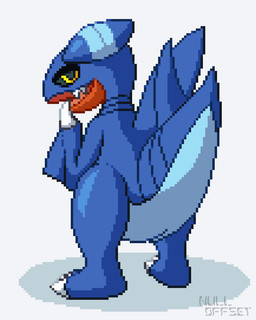 animal_genitalia bedroom_eyes claws cloaca female feral genitals half-closed_eyes looking_at_viewer narrowed_eyes nude open_mouth presenting presenting_cloaca raised_tail seductive simple_background smile solo tail tongue vertical_cloaca nulloffset mythology nintendo pokemon dragon gabite generation_4_pokemon mythological_creature mythological_scalie pokemon_(species) scalie 2018 digital_media_(artwork) pixel_(artwork)