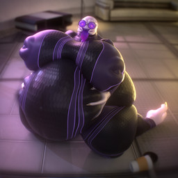 2_toes 4_fingers albino belly belly_expansion belly_inflation big_belly big_breasts big_butt big_nipples bodysuit breasts butt clothing coffee_cup container cup detailed_background discomfort distressed expansion eyewear feet female fingers glasses glowing glowing_eyes holding_belly huge_belly huge_breasts hyper hyper_belly hyper_breasts inflation kneeling latex latex_clothing latex_skinsuit looking_down looking_down_at_self mandibles nipple_outline nipples nipples_visible_through_clothing orange_eyes possession purple_eyewear purple_glasses purple_sclera purple_tongue round_glasses skinsuit solo squeezing squeezing_belly squish thick_thighs tight_clothing toes tongue tongue_out white_body white_skin lustful_zen halo_(series) microsoft xbox_game_studios veem alien humanoid sangheili 1:1 2025 3d_(artwork) absurd_res blender_(artwork) blender_cycles_(artwork) digital_media_(artwork) hi_res