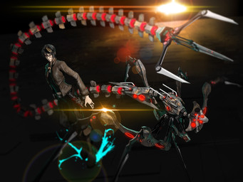 6_legs 8_eyes alternate_species ambiguous_feral ambiguous_gender anthro black_bottomwear black_clothing black_hair black_pants black_shirt black_topwear blurred_background bottomwear brown_clothing brown_jacket brown_topwear clothed clothing digit_ring dual_persona duo feral finger_ring glowing glowing_eyes grey_eyes hair heterochromia jacket jewelry lens_flare light light_beam long_tail looking_at_viewer machine male male_human multi_eye multi_limb necklace open_clothing open_jacket open_topwear pants red_eyes rust sea segmented_tail shirt short_hair skull_necklace square_crossover sunbeam sunlight tail topwear water deino_(artist) deino_(modeler) magnesium_(deino) ambient_arthropod ambient_cockroach ambient_insect human mammal robot robot_feral 2020 3d_(artwork) 4:3 autodesk_3ds_max_(artwork) digital_media_(artwork) full-length_portrait portrait warm_colors