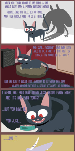 anthro button_(fastener) button_eyes clothed clothing dialogue doll feral fully_clothed fur hair holidays horn long_ears looking_at_viewer male open_mouth possession puppet purple_text red_eyes shadow simple_background smile standing teeth text tongue yellow_text shane_frost halloween thomas_(shane_frost) animate_inanimate domestic_cat felid feline felis human imp living_doll mammal 2018 absurd_res comic digital_media_(artwork) english_text hi_res