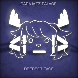 album_redraw antlers glowing hair horn led_light light male neutral_expression shadow shocked solo text white_body white_hair jazzydeetective caravan_palace jazz_(jazzydeetective) deer inanimate_object mammal 1:1 album_cover cover digital_media_(artwork) english_text hi_res