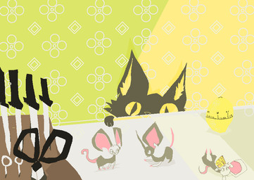 abstract_background ambiguous_gender brown_body brown_fur cheese cutlery dairy_products detailed_background feral food fur group inside kitchen kitchen_knife kitchen_utensils knife multicolored_body multicolored_fur pink_tail tail tools two_tone_body two_tone_fur white_body white_fur naircat domestic_cat felid feline felis mammal mouse murid murine rodent 2017 digital_media_(artwork) lineless microsoft_paint_(artwork)
