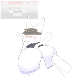 anal anal_penetration anthro blocky_body blush blush_lines bodily_fluids bottom_heavy butt butt_focus butt_grab clothing duo female hand_on_butt hat headgear headwear penetration smug_face sweat sweatdrop visor_cap spookicookiebox roblox spooki_(spookicookiebox) robloxian 1:1 2025 colored digital_media_(artwork) sketch