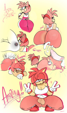 anal anal_penetration anthro backsack balls big_butt blush bodily_fluids bottomless breasts butt cleavage clothed clothed_anthro clothed_gynomorph clothed_intersex clothing crossgender cum cum_in_ass cum_inside cumshot duo ejaculation from_behind_position ftg_crossgender fti_crossgender genital_fluids genitals gesture gym gynomorph gynomorph/male hand_gesture heart_symbol hot_dogging intersex intersex/male intersex_penetrated looking_back looking_pleasured male multi_frame_sequence musk oral orgasm penetration penile penile_penetration penis penis_in_ass rimming sex shortstack shortstack_gynomorph shortstack_intersex simple_background six_frame_image six_frame_sequence solo sweat text towel v_sign ota_(artist) sega sonic_riders sonic_the_hedgehog_(series) amy_rose eulipotyphlan hedgehog mammal 2019 absurd_res digital_media_(artwork) hi_res sequence