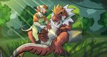 anthro anthro_on_feral bestiality buckteeth detailed_background dinosaur duo erection eyes_closed feral forest forest_background fossil_pokemon generation_6_pokemon genitals hi_res lying male male/male mammal murid murine nature nature_background nintendo on_back penis plant pokemon pokemon_(species) pokemon_breeder rat reptile ridged_penis rodent scalie size_difference teeth thekinkybear theropod tongue tongue_out touching_penis tree tyrannosaurid tyrannosauroid tyrantrum