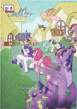 ascot curly_hair eyewear female feral glasses group hair horn male ponyville smile train vehicle wings lemmondoodles friendship_is_magic hasbro my_little_pony mythology apple_bloom_(mlp) applejack_(mlp) bonbon_(mlp) derpy_hooves_(mlp) discord_(mlp) fluttershy_(mlp) lyra_heartstrings_(mlp) mayor_mare_(mlp) pinkie_pie_(mlp) rainbow_dash_(mlp) rarity_(mlp) scootaloo_(mlp) starlight_glimmer_(mlp) sweetie_belle_(mlp) twilight_sparkle_(mlp) chimera draconequus dragon earth_pony equid equine horse mammal mythological_creature mythological_equine mythological_scalie pegasus pony scalie unicorn winged_unicorn hi_res