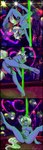 anthro dancing genitals herm horn intersex party penis pole pole_dancing pussy solo caliluminos mythology equid equine horse mammal mythological_creature mythological_equine pony unicorn club_(disambiguation) absurd_res hi_res tagme