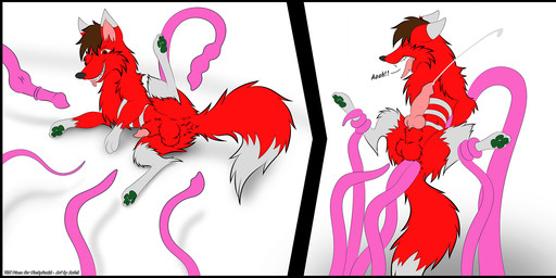 anal anal_penetration animal_genitalia animal_penis balls bodily_fluids canine_genitalia canine_penis cum cumshot ejaculation erection feral forced genital_fluids genitals knot knotted_penis male paws penetration penis rape sex sheath solo spread_legs spreading tentacle_in_ass tentacle_penetration tentacle_rape tentacle_sex tentacles srfx18 matt_(wackyfox26) canid canine fox mammal hi_res