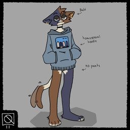 :3 anthro barely_visible_genitalia barely_visible_vulva bottomless choker claws clothed clothing dipstick_tail ear_piercing ear_ring feet female fur genitals half-closed_eyes hoodie hoodie_only jewelry markings multicolored_body multicolored_fur narrowed_eyes necklace paws piercing ring_piercing smug_face solo tail tail_markings tail_motion tailwag toe_claws toes topwear topwear_only vulva qultergeist epic_games fortnite weezer_(blue_album) meow_skulls calico_cat domestic_cat felid feline felis mammal 1:1 2024 digital_media_(artwork) hi_res