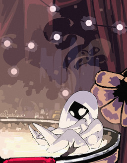 anthro bath bathing breasts cunnilingus duo female female/female nude oral partially_submerged sex vaginal water white_body white_eyes shantysixix hollow_knight:_silksong hollow_knight_(franchise) team_cherry hornet_(hollow_knight) lace_(hollow_knight:_silksong) arthropod insect 2025 hi_res