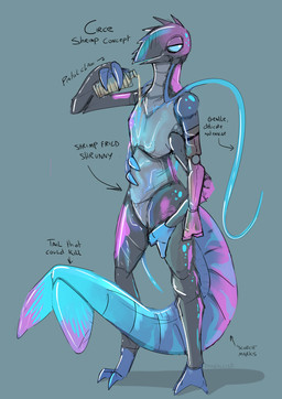 after_transformation antennae_(anatomy) anthro blue_body blue_insides blue_markings blue_tail blue_vulva burn_mark female genitals grey_body looking_at_viewer markings multi_limb nude nude_female oiled_up pouring_liquid pouring_onto_self prosthetic prosthetic_arm prosthetic_limb solo tail text vulva pankallisti circe_(pankallisti) animal_humanoid aquatic aquatic_humanoid arthropod arthropod_humanoid caridean_shrimp crustacean crustacean_humanoid decapod humanoid malacostracan pistol_shrimp pistol_shrimp_humanoid shrimp shrimp_humanoid english_text hi_res sketch