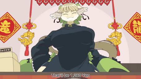 abs anthro asian_clothing bodily_fluids breasts cash_register cashier chibi cleavage clothed clothing coin coin_purse cooking duo east_asian_clothing fangs female fur humor japanese_clothing kemono kick kitchen male medium_breasts money plate sweat sweatdrop tears teeth text undressing_self yin_yang tukareta_inu mythology tsukareta-inu_no_anime tsukareta-inu_(tsukareta-inu_no_anime) canid canine canis domestic_dog dragon eastern_dragon furred_dragon furred_scalie mammal mythological_creature mythological_scalie scalie 16:9 2d_animation animated english_text frame_by_frame hi_res huge_filesize japanese_audio japanese_description japanese_text long_playtime sound webm widescreen