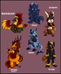 anthro antlers black_border border feathers fur group horn hybeir male serpentine tail conditional_dnp ebonychimera american_mythology asian_mythology aztec_mythology celtic_mythology east_asian_mythology european_mythology mesoamerican_mythology mythology quetzalcoatl canid canine canis deity dragon eastern_dragon equid equine feathered_scalie feathered_snake foo_dog furred_dragon furred_scalie horse jackalope kelpie lagomorph mammal marine mythological_creature mythological_equine mythological_scalie reptile scalie snake wolf fenrir_(disambiguation) digital_media_(artwork) hi_res