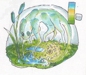 6_legs cattail_(plant) color_swatch feet feral grass green_grass plant prince_rupert's_drop puddle small_feet solo text water mios-axe the_backrooms zooliminology_project glass_creature light_creature prince_(zooliminology) queen_(zooliminology) 2025 artist_name colored english_description painting_(artwork) traditional_media_(artwork) traditional_painting_(artwork) traditional_watercolor_(artwork) watercolor_(artwork)