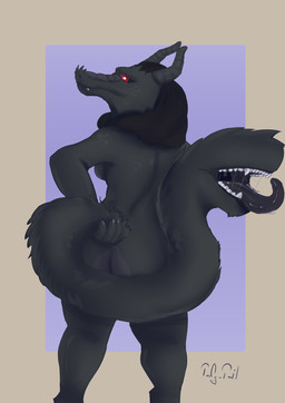 after_transformation anthro duo female flexible forked_tongue living_tail male male/female open_mouth splits spread_legs spreading tail tail_mouth tongue transformation unusual_anatomy unusual_tail tafy_tail mythology dragon mythological_creature mythological_scalie scalie absurd_res hi_res