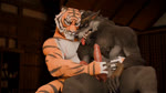 animal_genitalia animal_penis anthro canine_genitalia canine_penis duo erection eyes_closed fur genitals grey_body grey_fur handjob intimacy knot looking_pleasured male male/male muscular muscular_anthro muscular_male nude orange_body orange_fur penile penis scar sex stroking_penis tongue tongue_out white_body white_fur jop sound_warning epic_games fortnite mythology dire_(fortnite) oscar_(fortnite) canid canine felid mammal mythological_canine mythological_creature pantherine tiger werecanid werecanine werecreature werewolf 16:9 2024 3d_(artwork) 3d_animation animated blender_(artwork) digital_media_(artwork) loop short_playtime sound webm widescreen