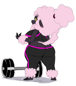 anthro big_breasts big_butt big_hair black_body black_bottomwear black_bra black_clothing black_pants black_underwear bottomwear bra breasts butt butt_cleavage clothed clothed_anthro clothed_female clothing curvy_figure exercise female female_anthro hair looking_at_viewer looking_back mature_female multicolored_bottomwear multicolored_bra multicolored_clothing multicolored_underwear pants pink_hair shortstack shortstack_female solo spandex sports_bra standing thick_thighs tight_clothing two_tone_bottomwear two_tone_bra two_tone_clothing two_tone_pants two_tone_underwear underwear voluptuous voluptuous_anthro voluptuous_female weights wide_hips yellow_eyes yoga_pants sssonic2 sheep_mom bovid caprine mammal sheep 2017 absurd_res digital_media_(artwork) hi_res