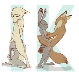 3_toes 4_fingers anal anal_penetration animal_genitalia animal_penis anthro balls bite blue_eyes brown_body brown_fur canine_genitalia canine_penis cunnilingus dipstick_ears dipstick_tail ear_markings erection eyes_closed facial_markings feet female female/female finger_bite finger_fetish finger_in_mouth finger_play fingers flat_chested fur fur_markings genitals grey_body grey_fur group half-closed_eyes hand_on_head head_markings kneeling knot larger_penetrated larger_sub leg_markings male male/male male_penetrated male_penetrating male_penetrating_male markings multicolored_ears multicolored_tail narrowed_eyes nude oral penetration penis sex simple_background size_difference socks_(marking) stand_and_carry_position standing standing_sex submissive tail tail_markings tan_body tan_fur text text_background toes vaginal white_background ittybittykittytittys disney zootopia jack_savage judy_hopps nick_wilde skye_(zootopia) arctic_fox canid canine fox lagomorph leporid mammal rabbit red_fox true_fox 1:1 2019 english_text